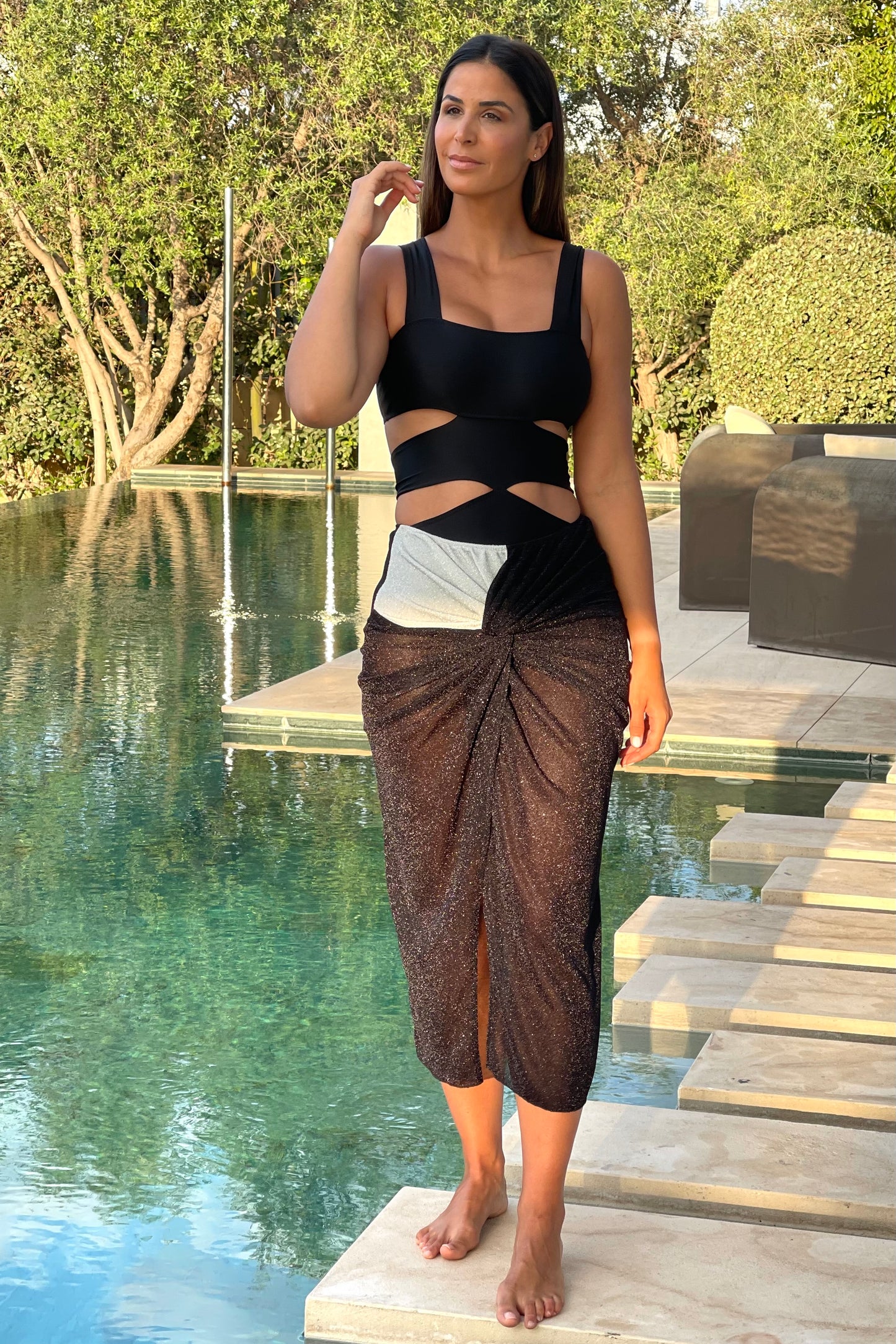 Pareo Tiana Negro