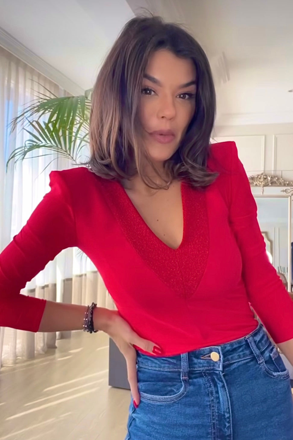 Top Love Rojo