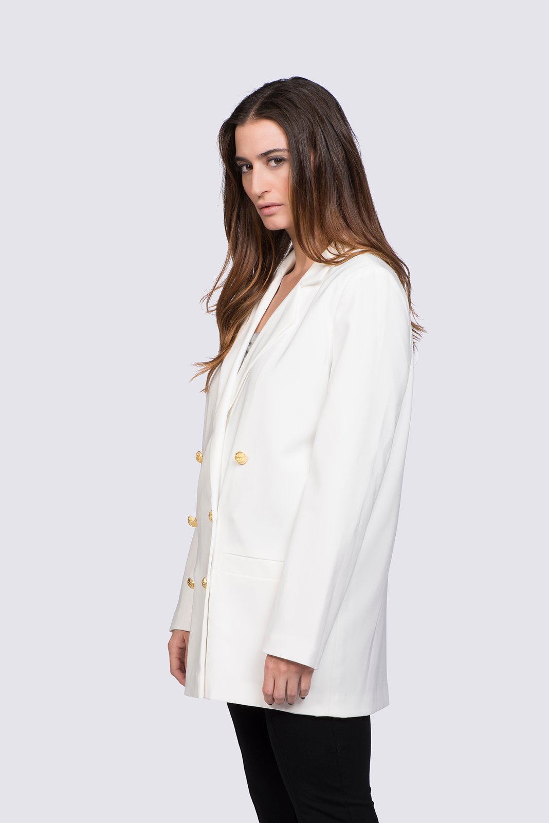 Blazer Moto Blanca Ewigem