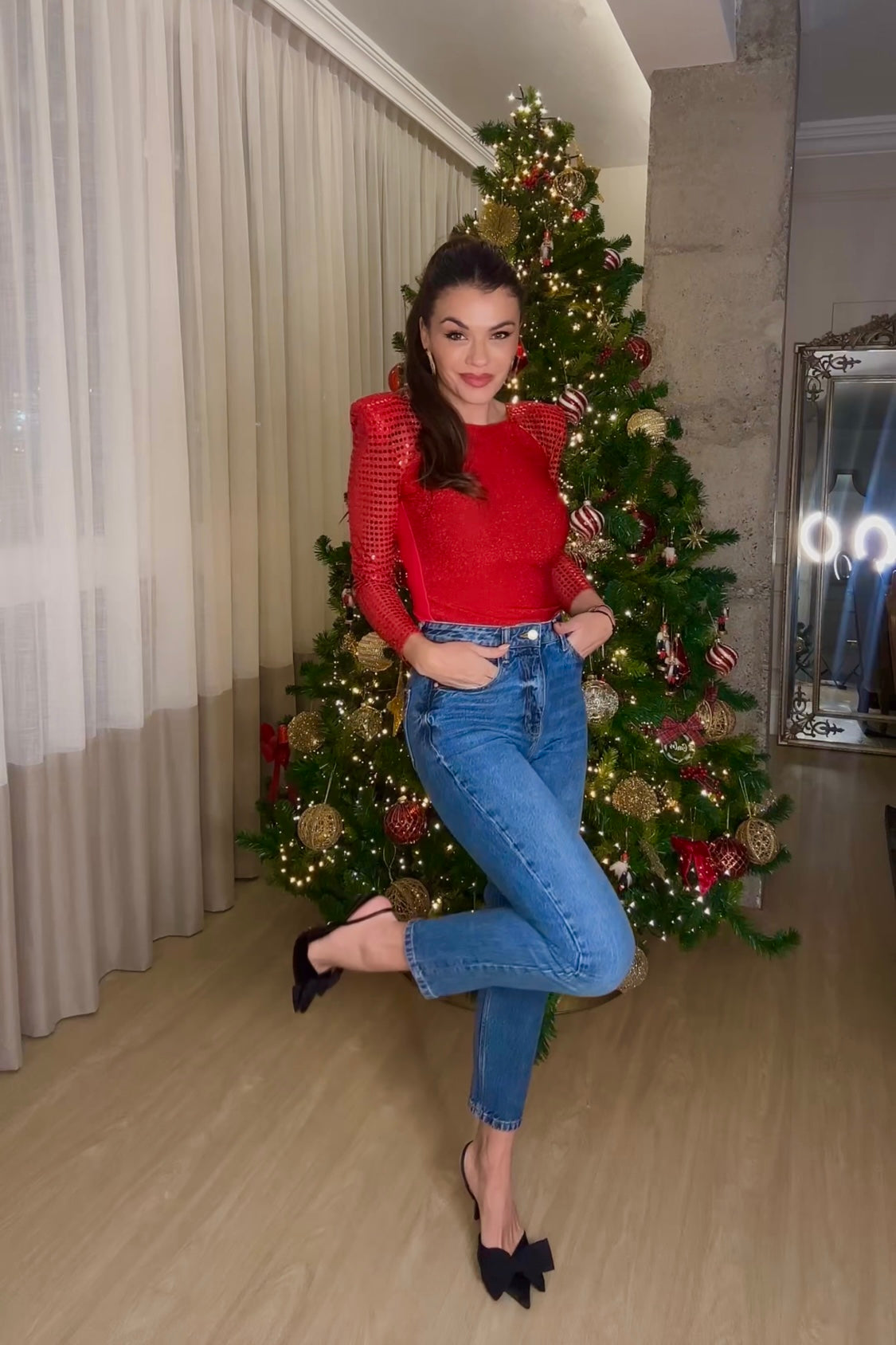 Top Cristal Rojo