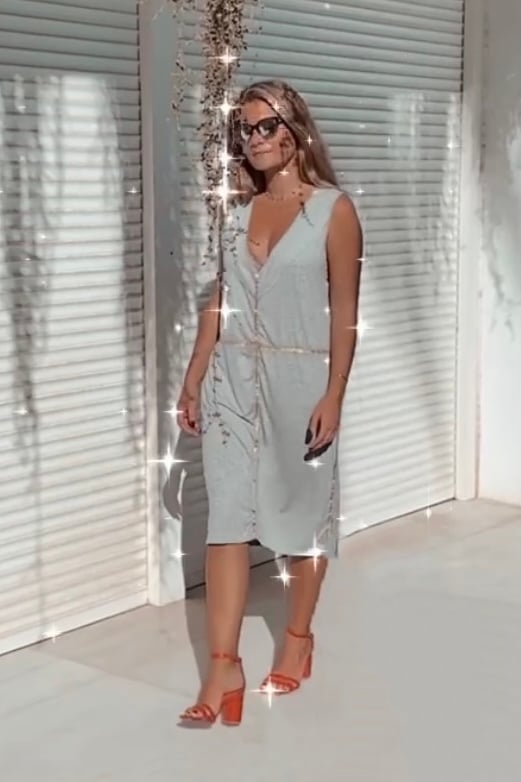 Vestido Kasia Gris Ewigem