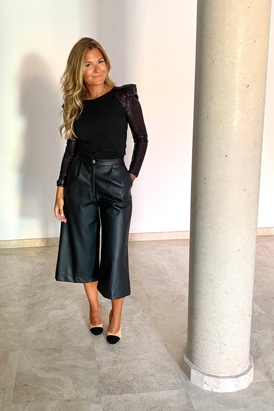 Pantalón Palazo Negro