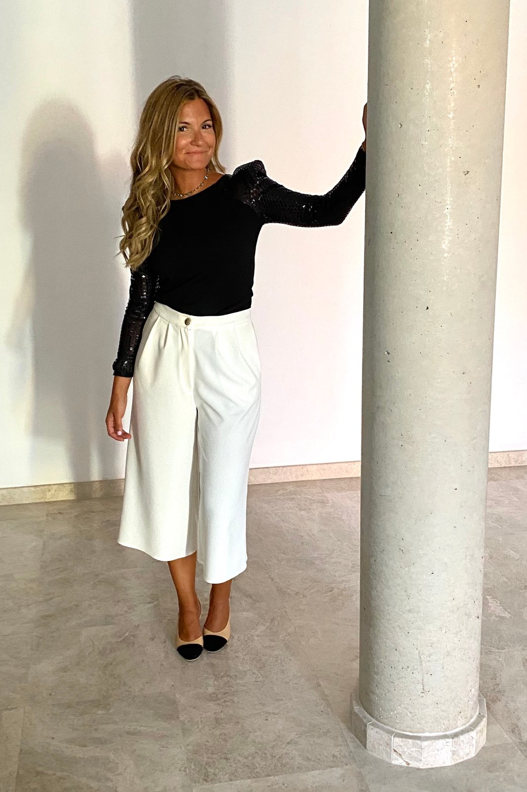 Pantalón Palazo Blanco