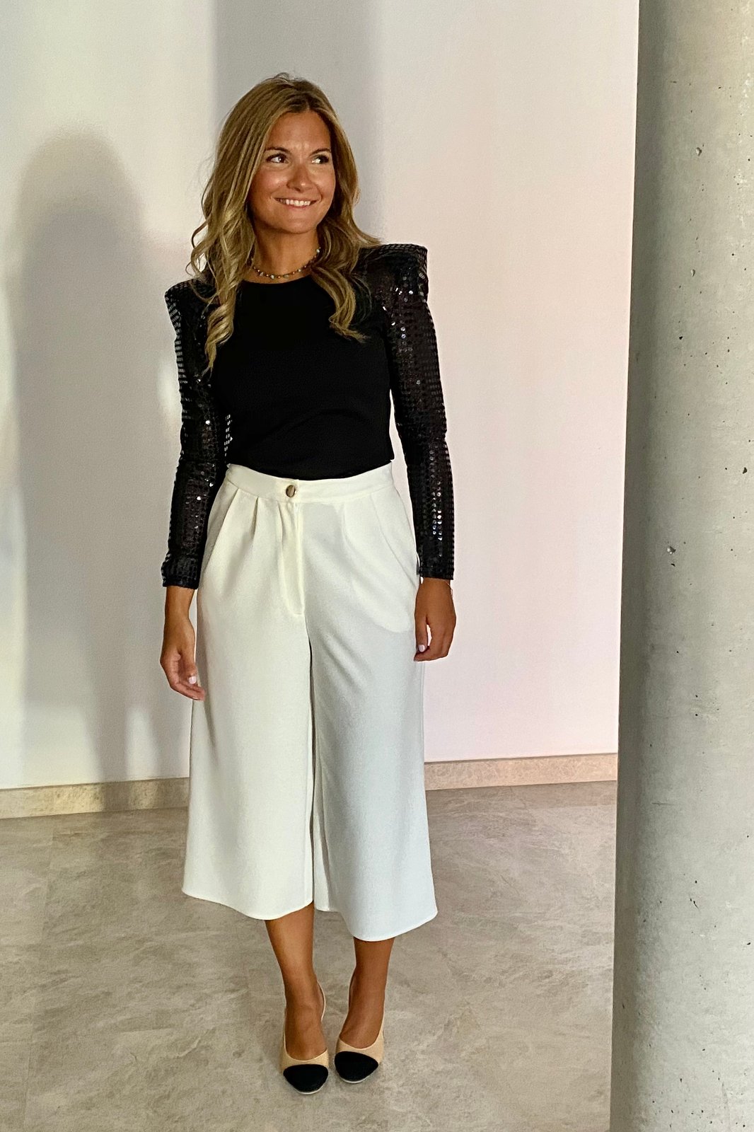 Pantalón Palazo Blanco