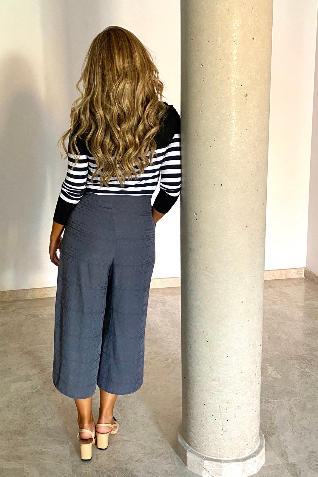 Pantalón Palazo Gris