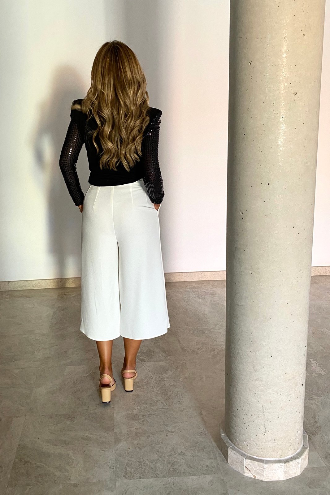 Pantalón Palazo Blanco