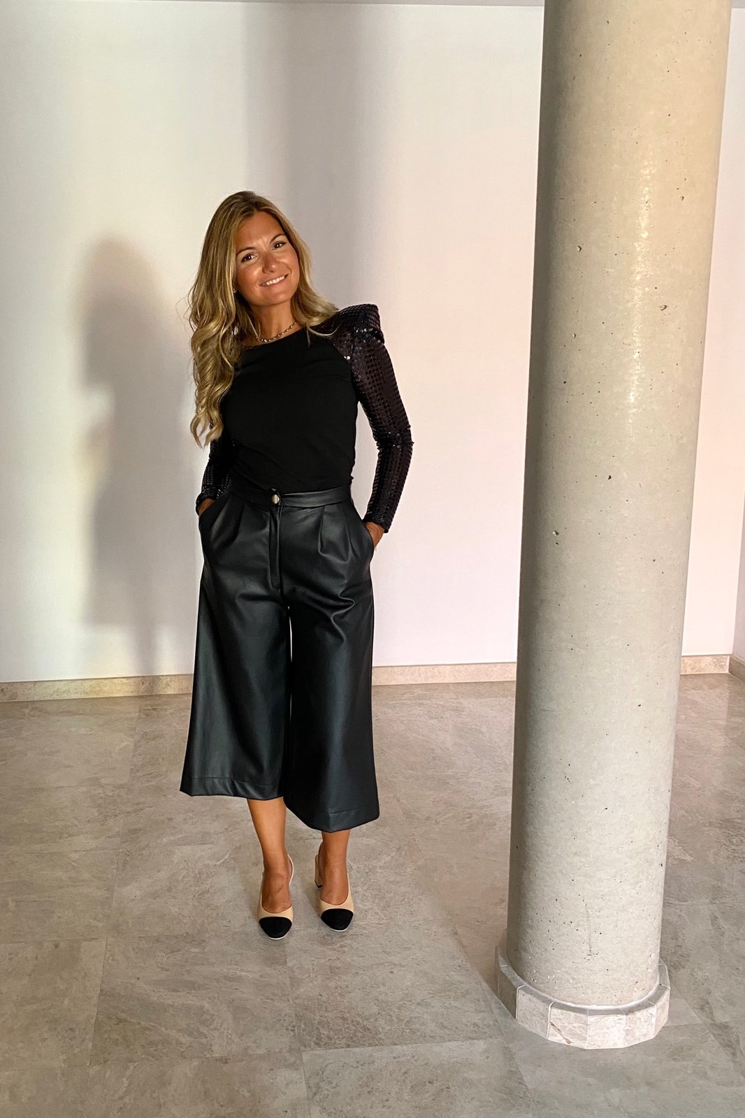 Pantalón Palazo Negro