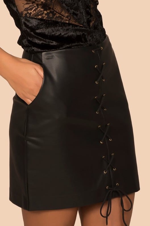 Falda Moto Negra Ewigem